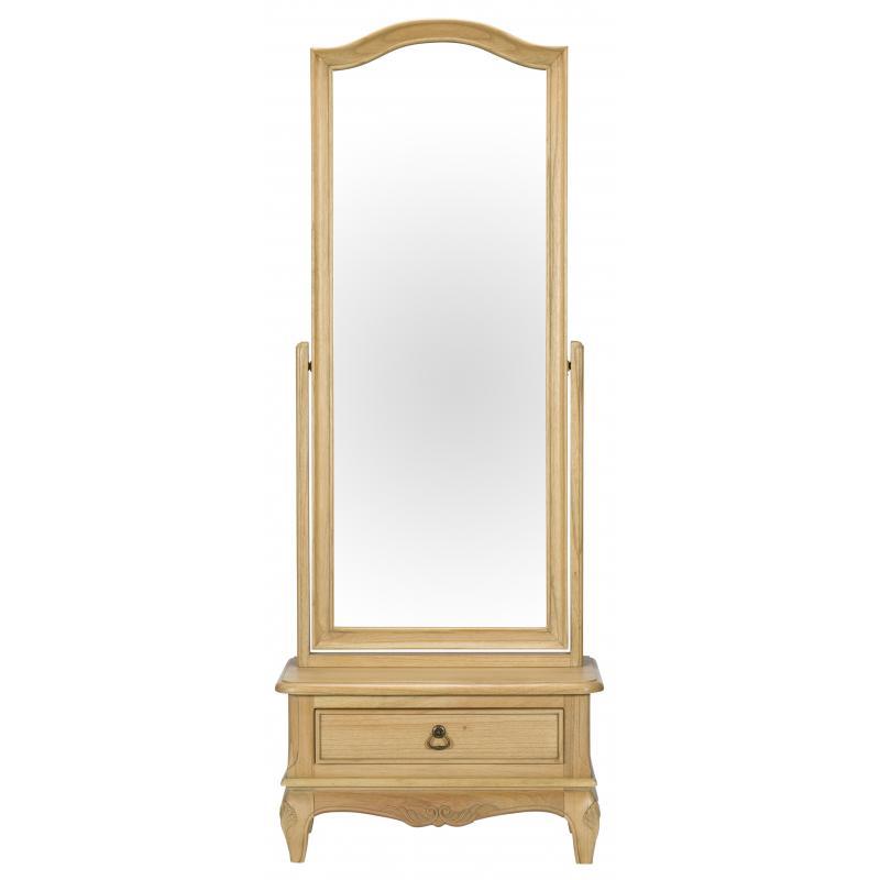 Cannes Floor Mirror & Drawer